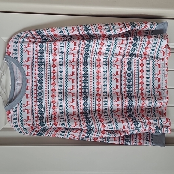 Unisex Christmas Pajama Shirt L - Picture 1 of 4